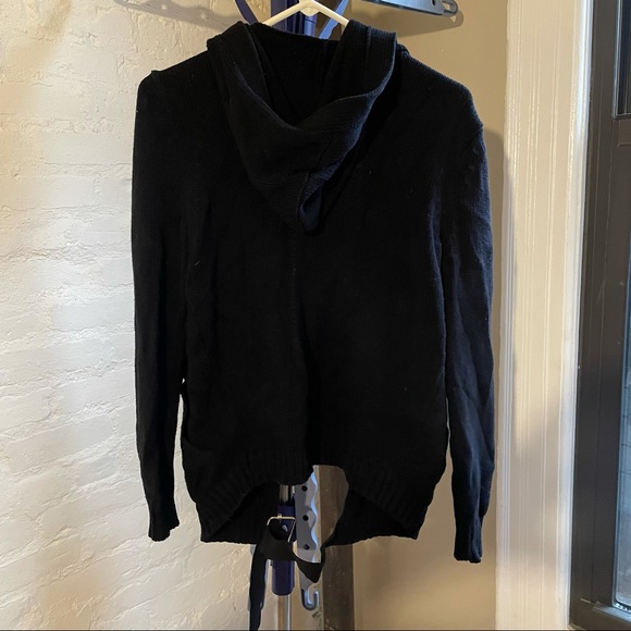 SLVR by Adidas cardigan sweater w belt and hood - Picture 3 of 7